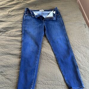 Madewell Women's Skinny Jeans in Deep Blue